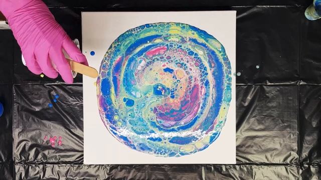 Сможет каждый! Акриловая Заливка | Расслабляющее Видео | Рисуем Вместе | Fluid Art | Acrylic Pourin смотреть онлайн