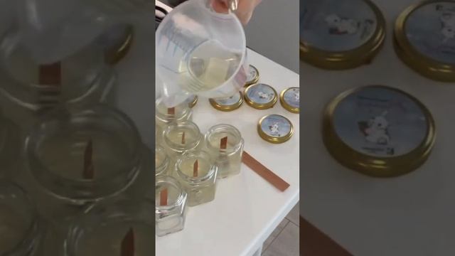 Свечи из кокосового воска с деревянным фитилём ? смотреть онлайн