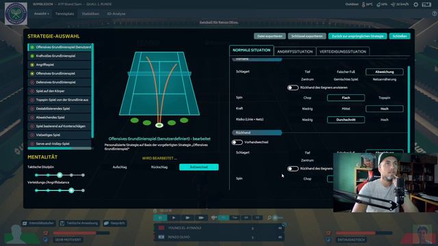 Tennis Manager 2022 - Wimbledon Qualifikation gegen Renzo Olivo смотреть онлайн