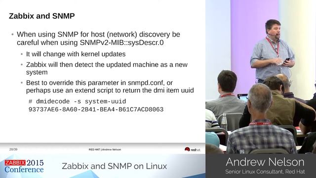 Andrew Nelson - Zabbix and SNMP on Linux | Zabbix Conference 2015 смотреть онлайн