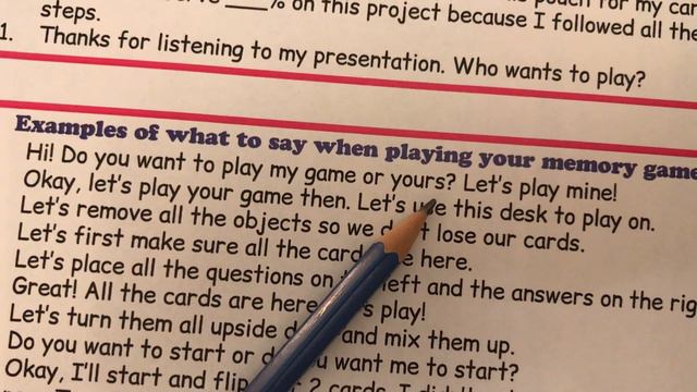 How to Present and Play Your Memory Game in Class смотреть онлайн