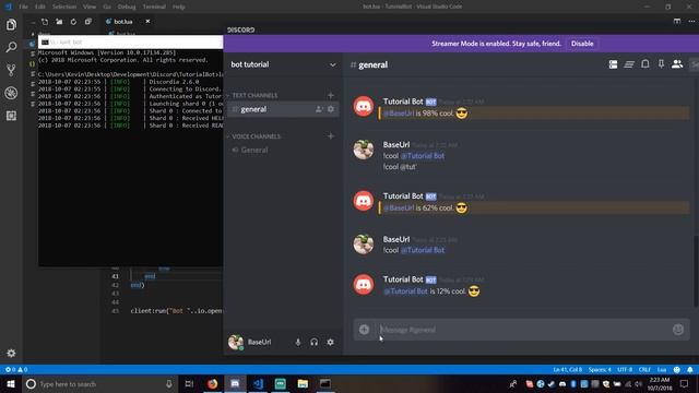 Lua Discord Bot Part 3 | Two More Commands! смотреть онлайн