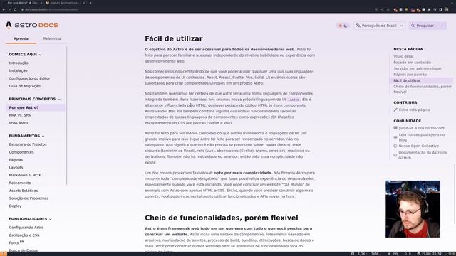 Astro: Novo framework JS agnóstico de linguagem de UI (suporta React, Svelte, Vue, etc) смотреть онлайн