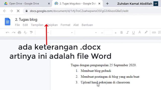 Cara Mudah Merubah File Word ke Google Dokumen - Convert Word to Google Docs смотреть онлайн