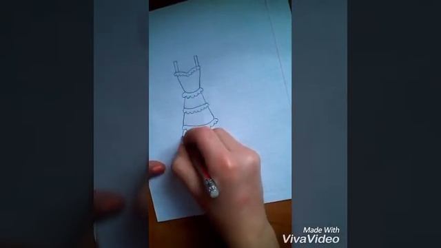 Как рисовать платье смотреть онлайн