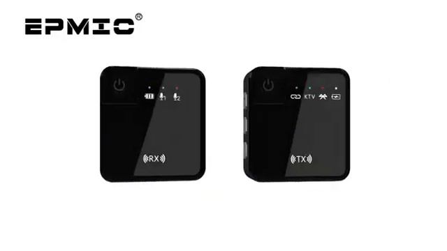 EPMIC 2.4G Wireless Microphone ForPhone Vlog Video Recording Camera Recording Soundcard LIVE Podcas смотреть онлайн