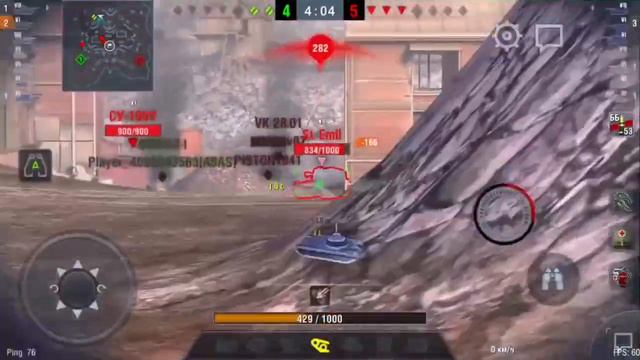 World of Tanks Blitz. Шведский танк в игре Strv 74A2! смотреть онлайн