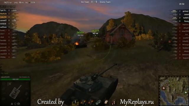 WOT: Fjords - Bat Chatillon 25 t - 7 frags - Top Gun, Boelter's Medal смотреть онлайн
