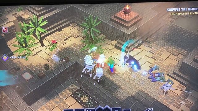 Minecraft dungeons defeating the Redstone monstrosity and… смотреть онлайн