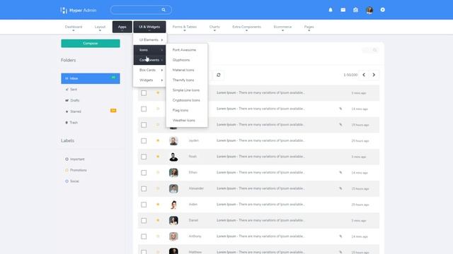 Sales Dashboard Bootstrap Admin Template Webapp UI Kit – Hyper смотреть онлайн
