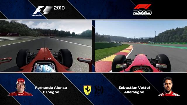 F1 2019 VS F1 2010 - Ferrari F10 - Review ? смотреть онлайн