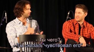 Бургеры и адские псы - конвенции Сверхъестественного Джаред Падалеки и Дженсен Эклз