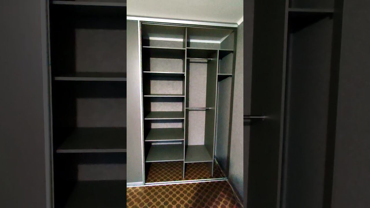 шкаф купе графит