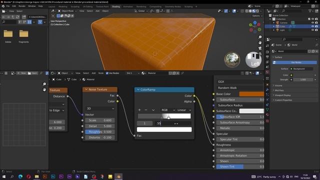 Procedural Material in Blender Tutorial | Worn Out Paint texture смотреть онлайн