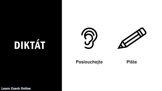 Česky krok za krokem 2 (B1) - Lekce 9 - DIKTÁT
