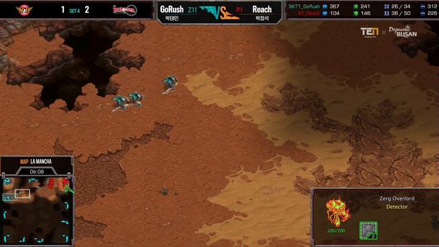 Game 4 GoRush vs Reach Starcraft proleague Rematch [T.E.N] смотреть онлайн