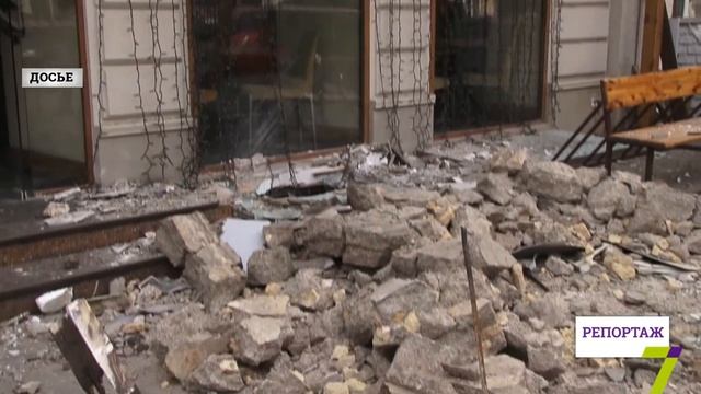 Обрушение балконов в Одессе