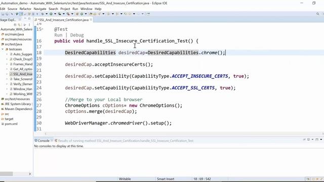 Session 9: How To Handle SSL and Insecure certifications in Selenium WebDriver AJ Automation смотреть онлайн