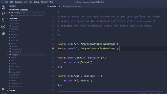 03. Laravel Controller Basics смотреть онлайн