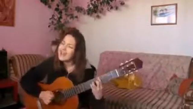 Таис Логвиненко Я заглушу свою душу Кавер Дворовые песни под гитару Девушка смотреть онлайн