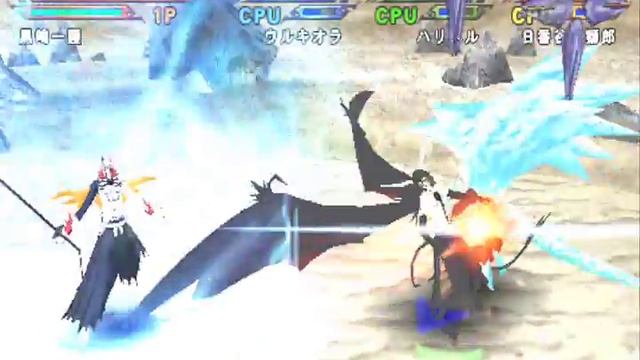 Bleach Heat the Soul 7 New Hollow Ichigo vs Ulquiorra Segunda Etapa vs Harribel vs Hitsugaya смотреть онлайн
