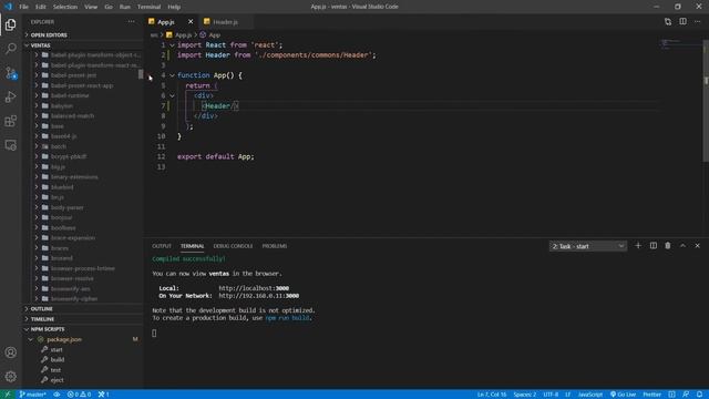 Introducción a ReactJS: 7. Creación del componente Header смотреть онлайн