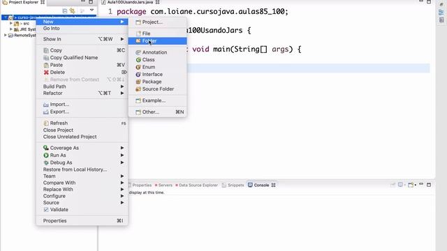 Curso de Java #100: Instalando jars no Projeto смотреть онлайн