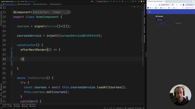 19 Loading Data With OnInit or afterNextRender_1080p смотреть онлайн