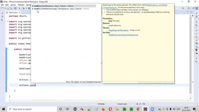 Handling auto suggestion text fields using Actions class of Selenium? смотреть онлайн