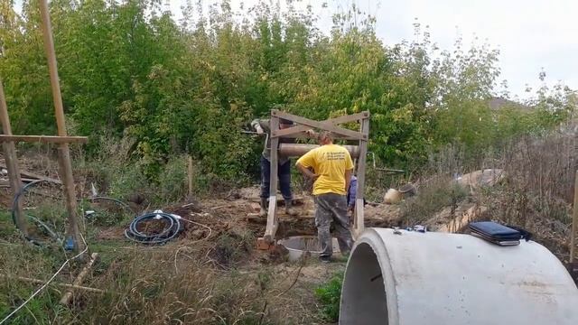 Углубление колодца в п Юбилейный Саратов смотреть онлайн