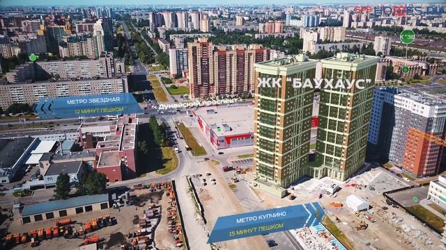 ? Аэросъемка ЖК Bauhaus от Бау Сити смотреть онлайн