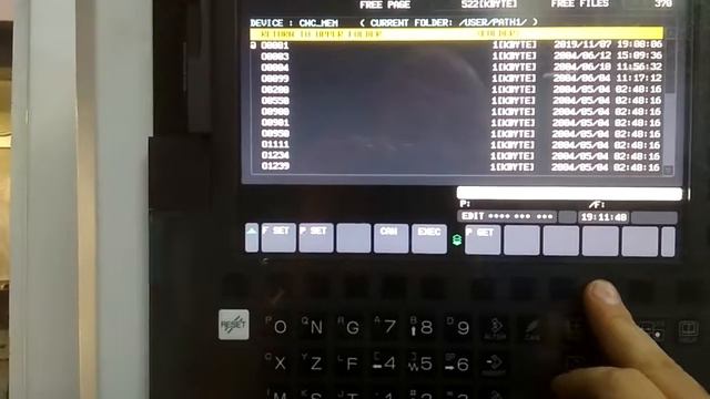 Как скинуть-закинуть прогу на Fanuc 0i-TF