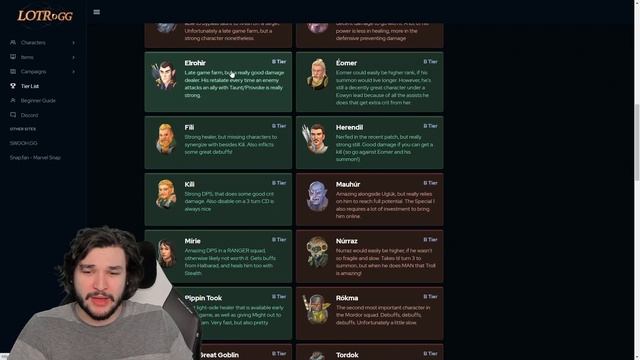 Tier List REVIEW! Best Characters in Heroes of Middle Earth? смотреть онлайн