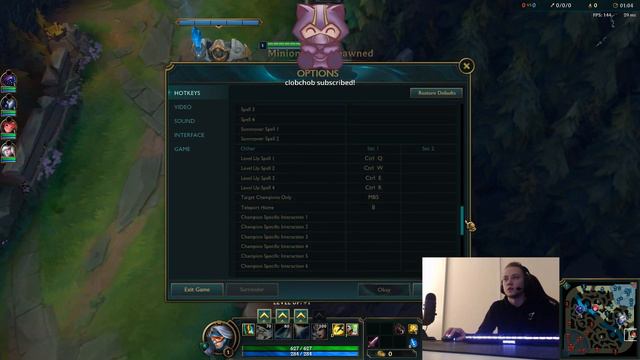 Rekkles Video/Interface/keybinds settings League of Legends February 2019 смотреть онлайн