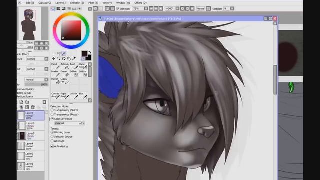 Furry drawing by Koul Fardreamer #7 Summer for Dimi смотреть онлайн