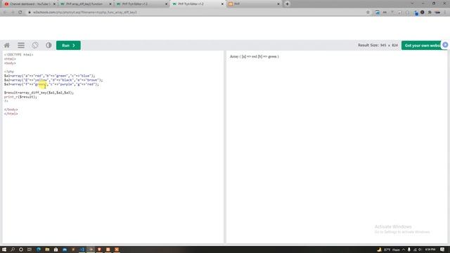 41 php bangla tutorial for beginners | Array diff assoc,array diff key,array diff uassoc смотреть онлайн