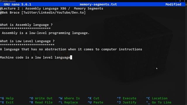 Assembly Language: 1 Memory Segments - X86 (32 BIT) Arch #assembly #assemblylanguage смотреть онлайн