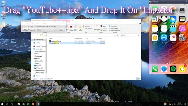 YouTube++ iOS 10 10.2.1 10.3.1| How To Install смотреть онлайн