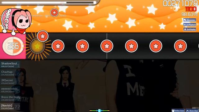 Osu! Taiko Gameplay: The Veronicas - Untouched [Hard] смотреть онлайн