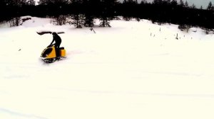 Тест драйв по снегу сегоболотоход Химера
