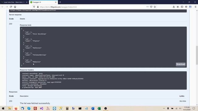 FillQuick REST API смотреть онлайн