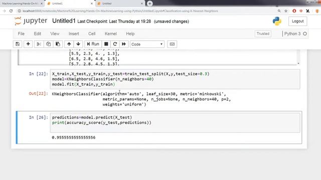Implementing K-Nearest Neighbors | Classification | Machine Learning Part - 2 смотреть онлайн