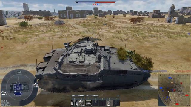 WAR THUNDER - Realistic Battles - Israel - Merkava Mk.2D - Play some High Tier смотреть онлайн