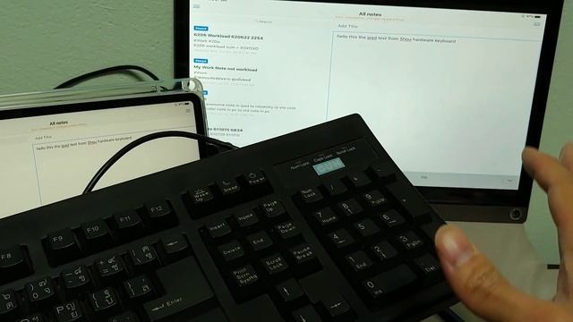 IpadOS 13 new wide ratio on Portable monitor Desktop Mouse Keyboard Full connect guide(no plug need смотреть онлайн