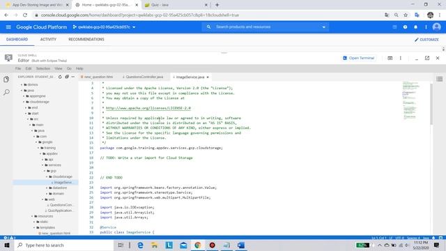 App Dev - Storing Image and Video Files in Cloud Storage - Java смотреть онлайн