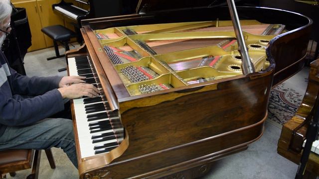 1877 Steinway 6'1' Grand Piano смотреть онлайн