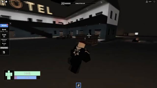 Jumping a hacker | Roblox Criminality смотреть онлайн