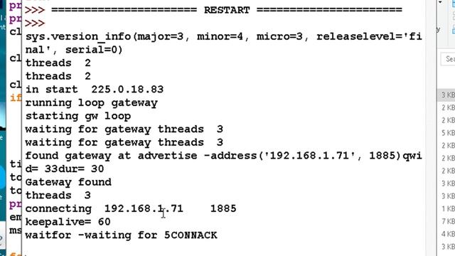 RSMB and Python MQTT-SN Client Demo смотреть онлайн