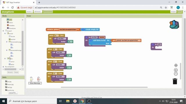 App Inventor2-Ders78-Çoktan Seçmeli Sınav (quiz) смотреть онлайн