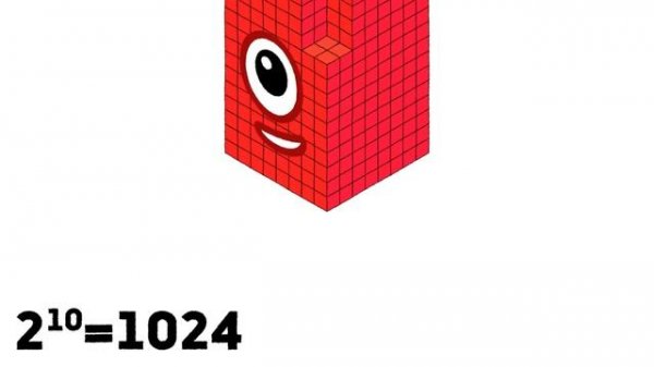 Numberblocks 1024 - Power of Two